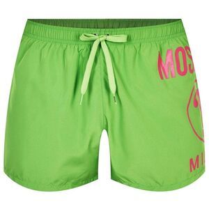 Moschino Mens Logo Swim Shorts / Green